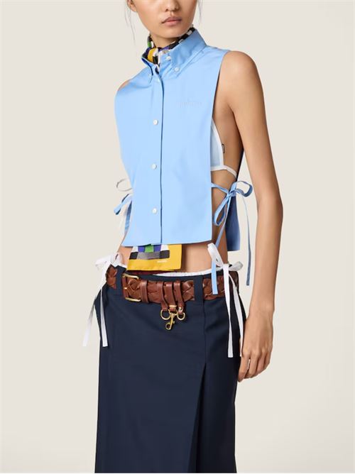 Poplin Shirt MIU MIU | MK202419SEF0076